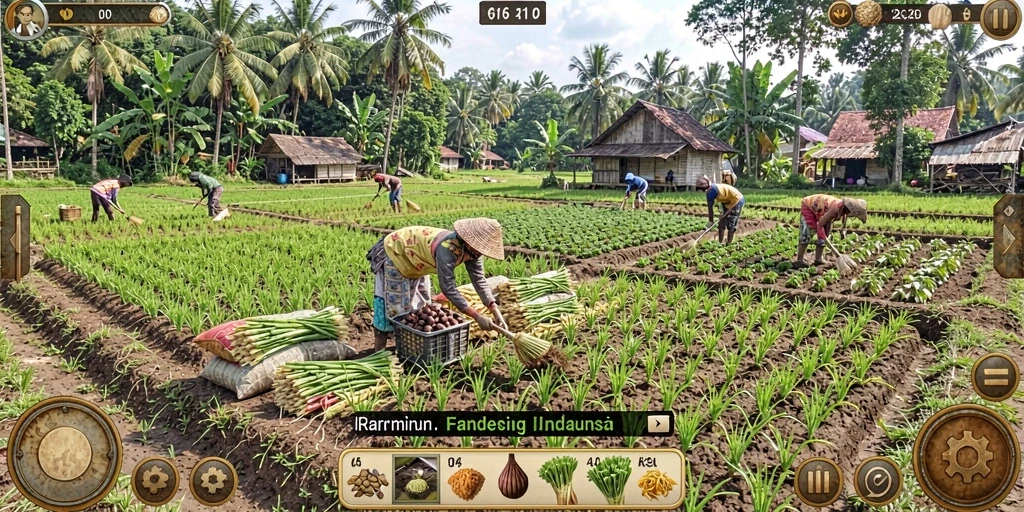 Tampilan simbol-simbol yang mewah dan menggoda.