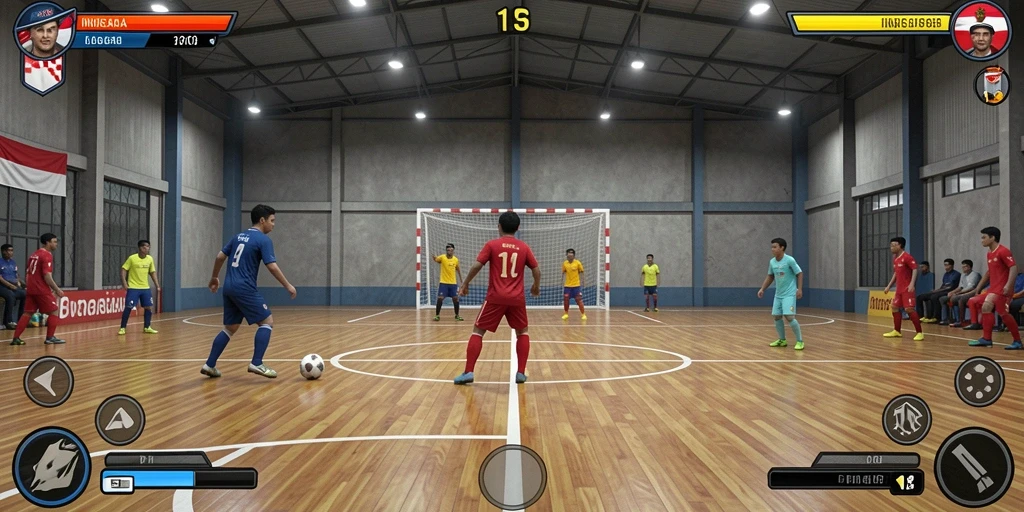 Screenshot karakter lucu yang menghibur pemain.