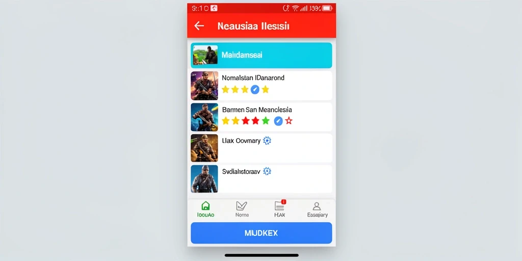 Tangkapan layar menampilkan misi dan tantangan dalam QTGAME.